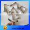 Stainless Steel V Shaped Spring Double Solid Button Tube Clip Made in China