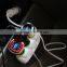 Newest 3.1A Car Dual USB Charger With 3 Cigarette Lighter