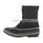 Mens Premium Warm Genuine Leather Snow Boots