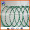 720mm coil diameter pvc coated concertina razor tape wire
