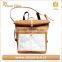 Washable Kraft Paper Backpack Brown And White Paper Laptop Backpack