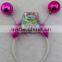 Halloween ball headband party ball hairband with feather