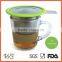 WS-TS18 Stainless Steel Mug Tea Filter Tea Infuser bottle with Silicone Rimmed Lid