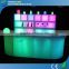 Straight LED bar counter set GLACS/Music/Linght control
