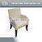 high glossy white pu leather dining chair