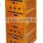 high quality movable cheap wooden cabinets with drawers