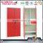 Fasion godrej almirah designs steel locker wardrobe cabinet clothes almirah with mirror inside