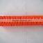 with 10 years experience flwxible 12mm*8mm orange PU sprial air tube for industrial robot with quick coupler