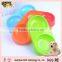 2015 High Quality Plastic Double Dog Dish / Colorful Double Dog Bowl,2015 High Quality Plastic Colorful Pet Bowl
