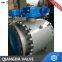 DIN/API flange forged Steel trunnion ball valve