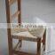 beautiful solid wood chair with ratten weave for children