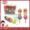 Fruit Flavor Hard Candy Gourd Shape Lollipop Toy Candy