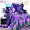 Home Tetile 2016 New 3D Bedding Sets Purple Flower Duvet Cover Set Bed Linen Bed Set Duvet Cover Sheet Pillowcase Queen Size.