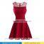 Guangzhou Women's A-Line Sleeveless Women Elegant Black Swing Dresses Pleated Little Cocktail Party Dress