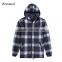 2017 oem service factory wholesale reversible plaids men coat