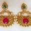 Gold plated DANGLER earrings