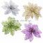 10cm artificial Christmas flowers, Christmas garlands rattan Christmas tree decorations