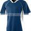 Jersey Training Athlitic Style Tee 1 X 1 Rib Knit V-Neck Collar Tshirt Customizable 100% Polyester Grid Mock Mesh Tops