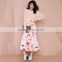 MGOO High Quality Wholesale Women long Skirts With Block Print Midi High Waist Skirts 15146A360