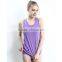 Custom women sports blank yoga vests wholesale