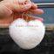 2017 new imitation rabbit fur heart-shaped pendant fashion fur hair ball bag key chain phone accessories ornaments
