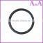 Black plastic adjustable sliding buckle for bra or bag