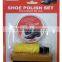 factory Easy handle travel usage shoe polish set manufacturer