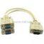 2 into 1 Monitor PC VGA Y Splitter Cable