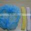 Plastic high quality bouffant cap food industrial disposable nonwoven pp fabric clip cap/hair net