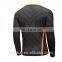 Breathable long sleeves lycra spandex compression wear for man