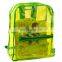 Fashion Lightweight Kids PVC School Transparent Backpack