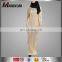 Designer Light Gold Baju Kurung Fashion Pleats Material Women Suits Malaysia Style Dress