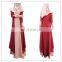 Plus Size Malaysia Dubai Arab Lace Sleeve Kaftan Abaya Muslim Long Maxi Dress