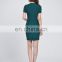 anti-wrinkle wholesale polyester/rayon manufacture women short sleeve church suits