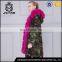 Modern and fashionable real fur trimmed coats with warm hodded