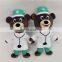 Wholesale Cheap Custom LOGO Stuffed Soft Toy Plush Uniform Teddy Bear