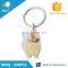 Cheap popular 3d custom shaped keychain metal