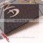 Private Custom Inlaid Metal Brand Logo PU Leather Patch Decoration For Pants