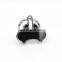 Custom logo black color blank mini metal car key chain