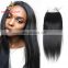 FACTORY PRICE 100% Malaysian human vrigin 9A hair LACE CLOSURE free part in silky straight raw unprocessed hair