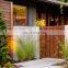Metal Gate Designs Corten Steel Entry Gate with a handle and lock