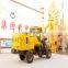 Loaded type wheeled Highway Drop Hammer Ground Screw Mini Sheet Post Ramming Pile Driver Machine