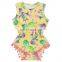 Toddler Fox Pom Pom Romper Girl Summer Playsuit Wholesale Newborn Baby Clothes