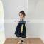 Girls skirt solid color dress princess long sleeve inner skirt
