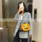 Halloween Pumpkin PU Leather Purses Casual Women Pursed and handbags Girl's Shoulder Bag Crossbody Bag Chain Purse