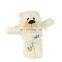 HOT HQPT-011 Manufacturer wholesale stuffed squeaky chew plush brown pet dog bear toys