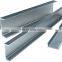 Cold formed perforated u/c steel profile channel standard sizes steel beams