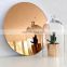 wall decorative irregular shaped double coated silver mirror