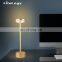 Rechargeable metal led room desk lamp decoration lamp usb low price mini wireless table lamp