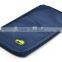 Blue Multi-Purpose/passport Case/Bag/Holder/Organizer for Card Money Ticket and more With Cosmos Cable Tie